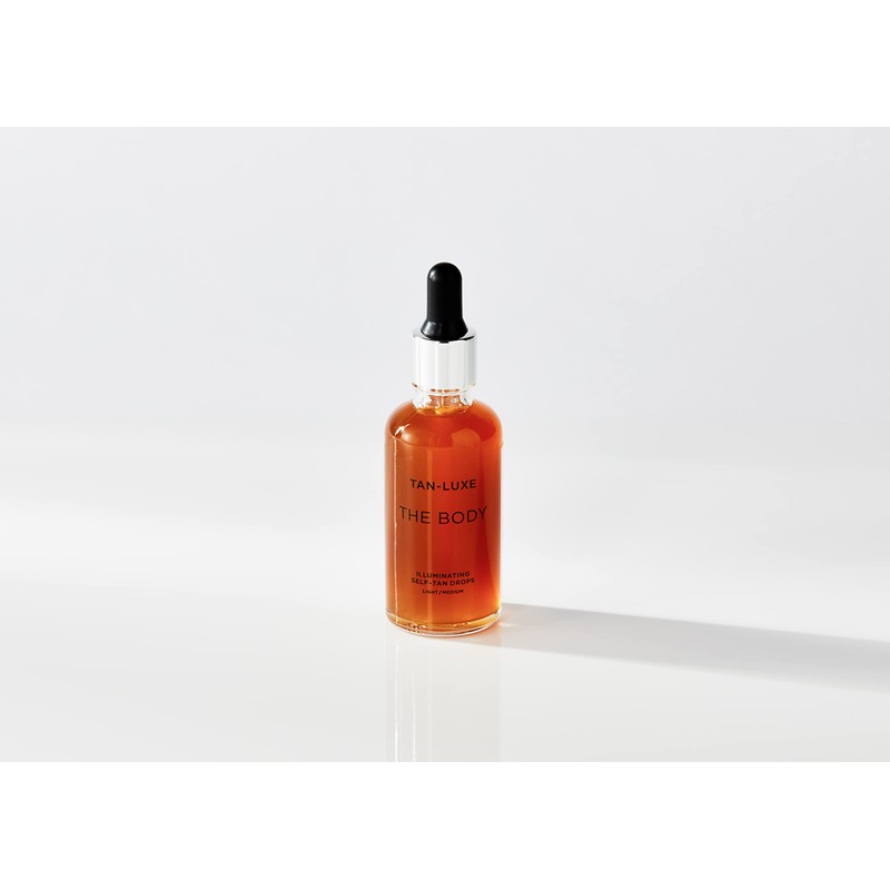 Tan-Luxe The Body Illuminating Self-Tan Drops, Customizable Self Tanning Serum,