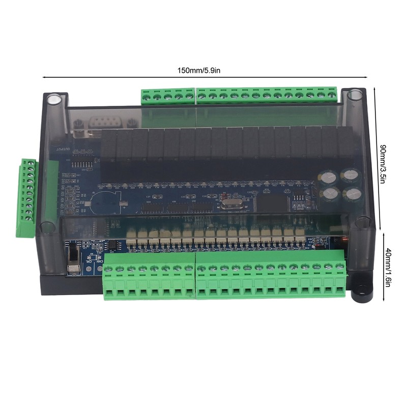 Programmable Logic Controller 16 In 16 Out Support RS485 Strong