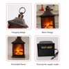 Fireplace Lantern Multi-purpose Christmas Fireplace Lamp LED Logs Fire Effect