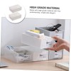 SHOWERORO Simple Elegant 2-pack Storage Boxes Stackable Storage Case Drawer