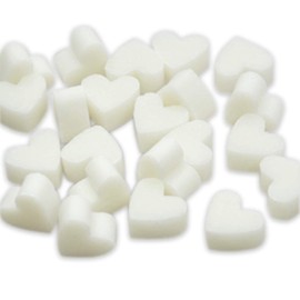 Florex Schafmilchseife Mini Mini Heart Pack of 50 Snow Rose White Soap Guest Gift