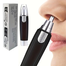LITTLE CLASSIC Stainless Steel Automatic Nostril Trimmer for Ear, Nose, Beard and Eyebrow Hairs