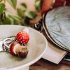 WILDLIFEGARDEN WG4708 Key Chain Toadstool - Hand Carved Wooden Key