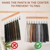 YYLDPBD Legging Organizer for Closet, Pants Hangers with Clips Holds