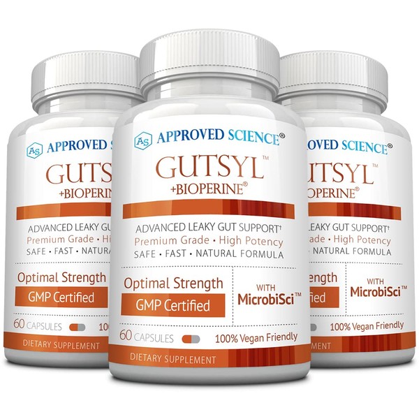 Approved Science® Gutsyl- Leaky Gut Supplement- Protect GI Tract with