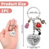 Music Keyring, Music Lover Gifts Keychain with Guitar, Music Note