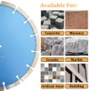 Meacase 230mm Segmented Diamond Cutting Disc for Concrete Masonry Brick