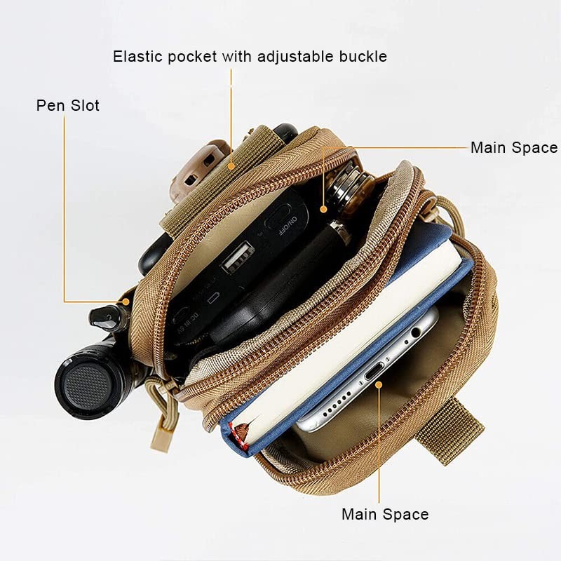 Tactical Waist Bag Utility Military Wallet Pack Belt Molle Multi