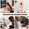 6PCS Horquillas Planas para Cabello, Pinzas para Curvas para Mujeres
