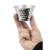 Olympia Olympia Sauce Cup Hammered St/St - 115ml 4oz (Box