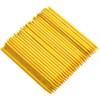 Borogo 100 Pcs Orange Wood Nail Sticks Double Sided Multi