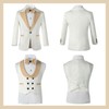 Boys Formal Suit Wedding Tuxedo 3 Pieces Floral Jacket Pants