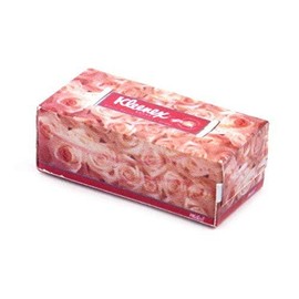 MyTinyWorld 2 x Dolls House Miniature Pink Kleenex Tissue Boxes