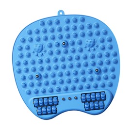 Exercise Foot Massager Acupressure Mat Sensory Pad Lightweight Indoor Running Pad Foot Reflexology Mat for Home Bedroom, Blue