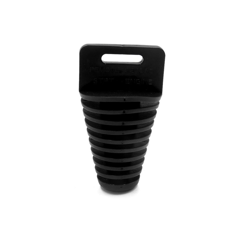 sourcing map Black Rubber Motorcycle Muffler Washer Plug, Fits 33-62mm