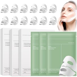 Bio Mascarilla Colageno,Mascarilla de ColáGeno-Colageno para Minimiza los Poros Mejora la Elasticidad,Mask colágenos de noche,Aumenta La Elasticidad para una hidratación duradera, Mask colágenos para una hidratación duradera