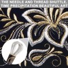 8 Skeins 64M Grey Friendship Bracelet Thread - 6 Strand