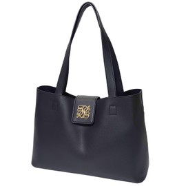 Cross Marberry R97 Tote Bag, 2-Way Design, Large, A4, Bottom Studs, Simple, Elegant, Beautiful, Adult Cute, Commuting to Work, Black