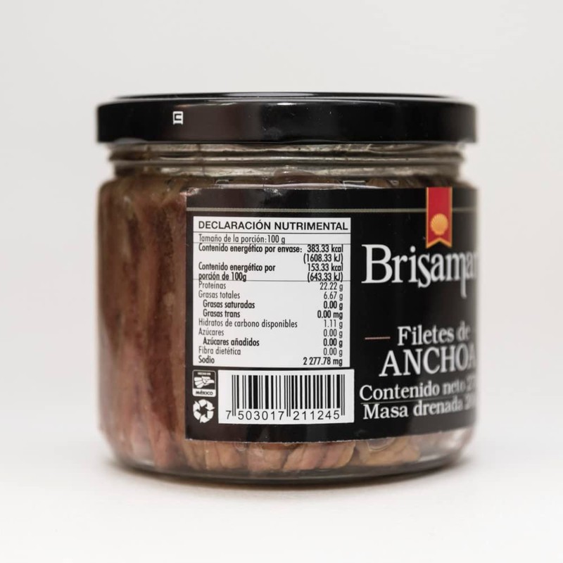 Filetes de Anchoa Brisamar 270 grs