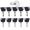 JEENDA Ignition Keys 14607 701 45501 for JCB 3CX Bomag