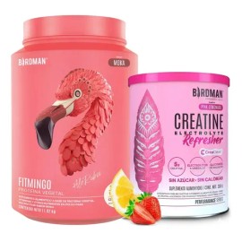Birdman Kit Proteina Fitmingo 1.02kg+creatina Pink Lmnd 300g
