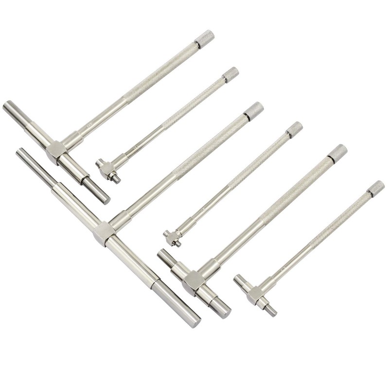 ANCLLO 6-Pack Precision Telescopic Gauge, 8-150 mm Internal T Bore