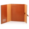 Gallaway Leather-Padfolio-Portfolio, Folder-Slim-Notebook, Note-Pad-Holder, Desk-Accessories, Brown