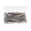 cSeao 40-Pack M4 25mm Pan Phillips Tornillo Machine Screws and