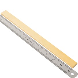Brass Flat Bar, 1/4" x 1"x 12" C360 Brass Flat Bar Stock, Solid Plate Mill Stock