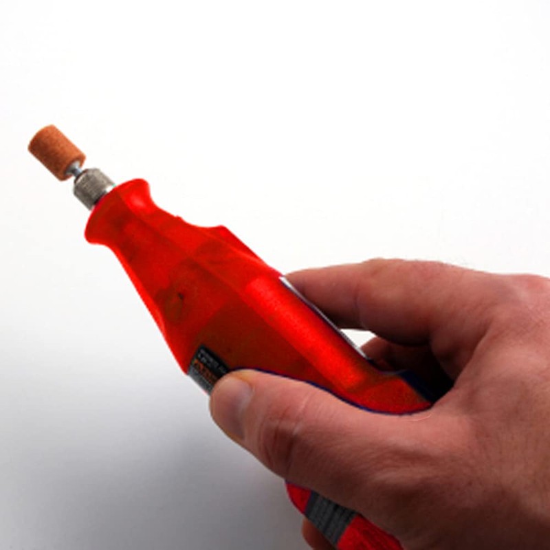 DEKTON DT60910 Hobby Accessory Kit, Black/Red, Set of 52 Piece