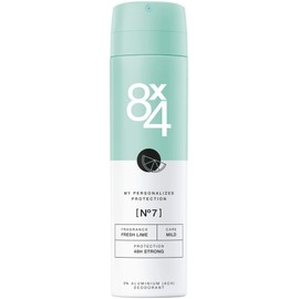 8X4 Deo Spray N? Fresh Lime (150 ml), Damen Deodorant mit frisch-fruchtigem Zitrusduft, Deo ohne Aluminium f黵 jeden Hauttyp