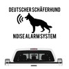 siviwonder German Shepherd Noise Alarm System Car Sticker Dog Film