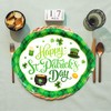 Fancy Land 30 Pcs St Patrick’s day Oval Paper Plates