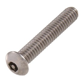 The Hillman Group 45792 6-32-Inch x 1-1/2-Inch Star Drive Button Head Machine Security Screw, Stainless Steel