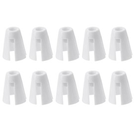 YYlingx 10Pcs 1.5 * 1.26Inch White Reusable Plastic Coil Claw Thread Spool Cone Holder Sewing Accessories for Sewing Machine