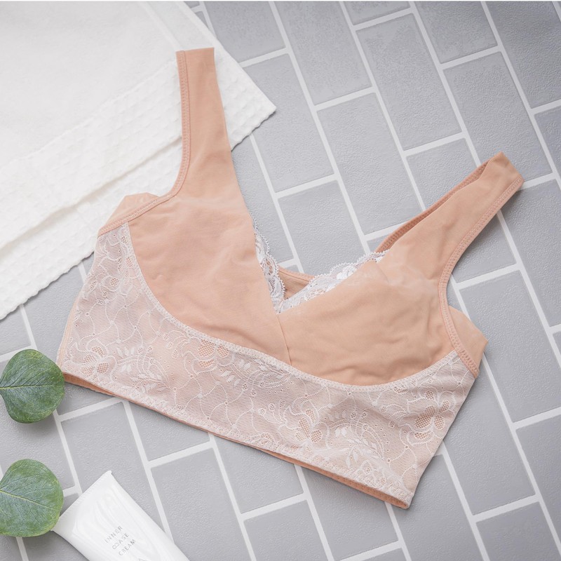 HEAVEN Japan Night Bra, Large Size, No Pad, Wireless, Wireless,