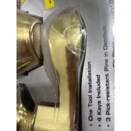 Defiant Combo Pack  Door Knobs Keyed Entry 10630   4 Key Included