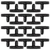 VooGenzek 20 PCS 16mm Garden Barbed Connector, Plastic Drip Irrigation