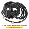 Hicello Propane Torch Extension Hose With 1/4" Ball fittings Female