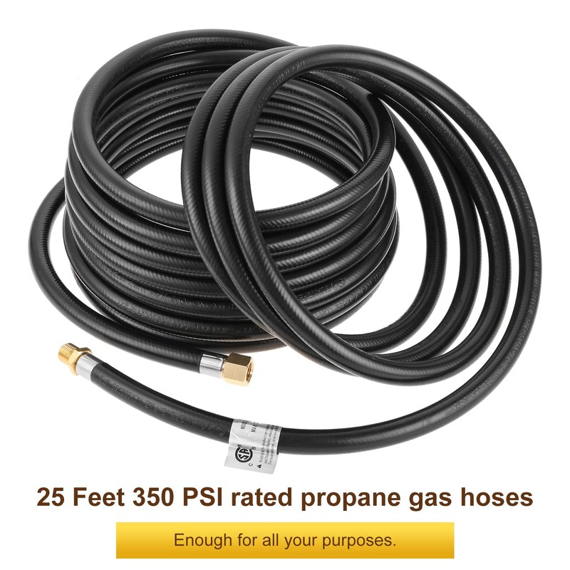 Hicello Propane Torch Extension Hose With 1/4" Ball fittings Female