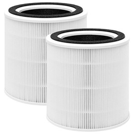 TT-AP005 Replacement Filter for TaoTronics TT-AP005 Air Purifier, 3 IN 1, H13 True Hepa with High-Efficiency Activated Carbon and Pre-Filter, 2 Pack