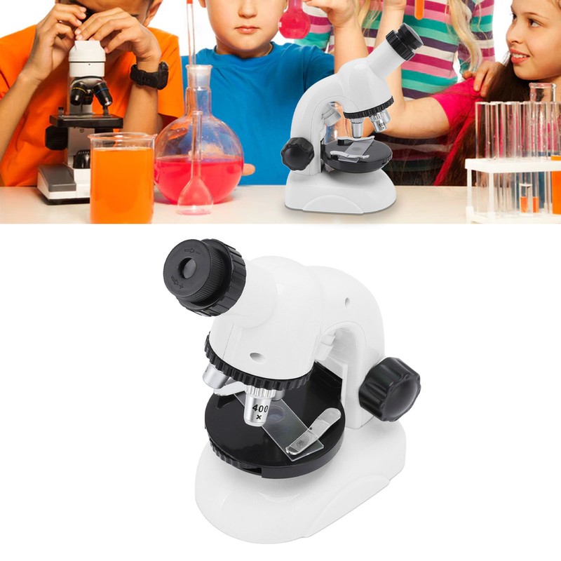 Kids Microscope Science Kit HD Magnifying Glass Student Biological Microscope