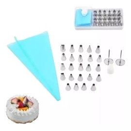 SR GU Kit De 28 Piezas Duyas Manga Clavos + Estuche Pastel