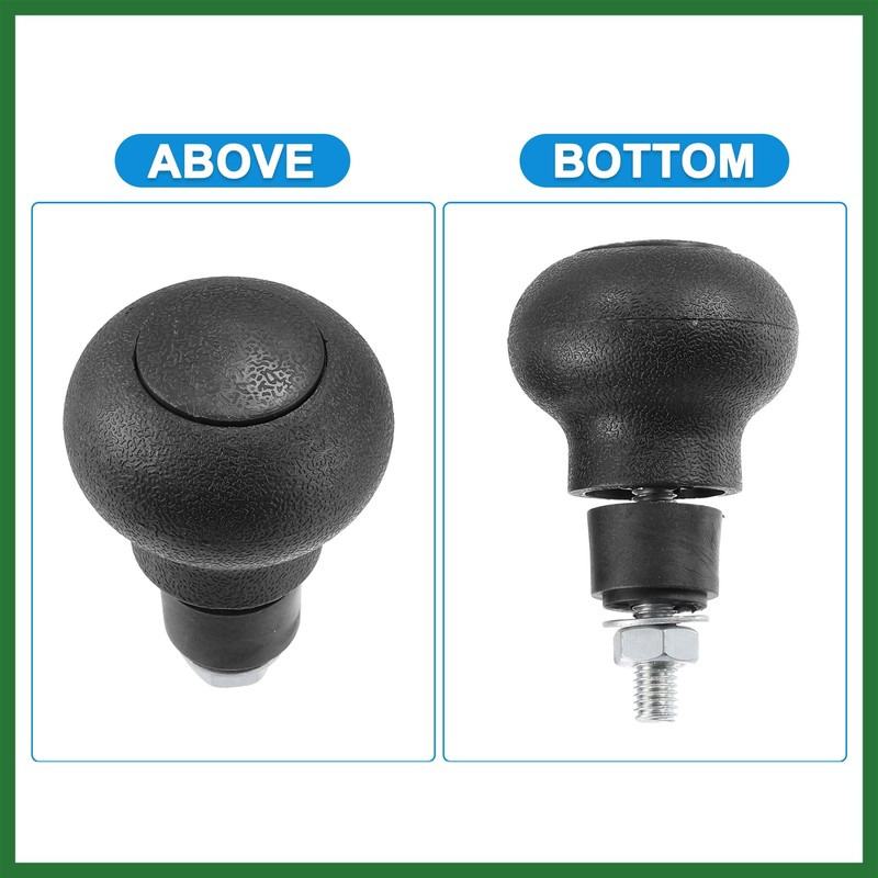 Motoforti 2pcs Steering Wheel Knob 8mm Screw Steering Wheel Knob