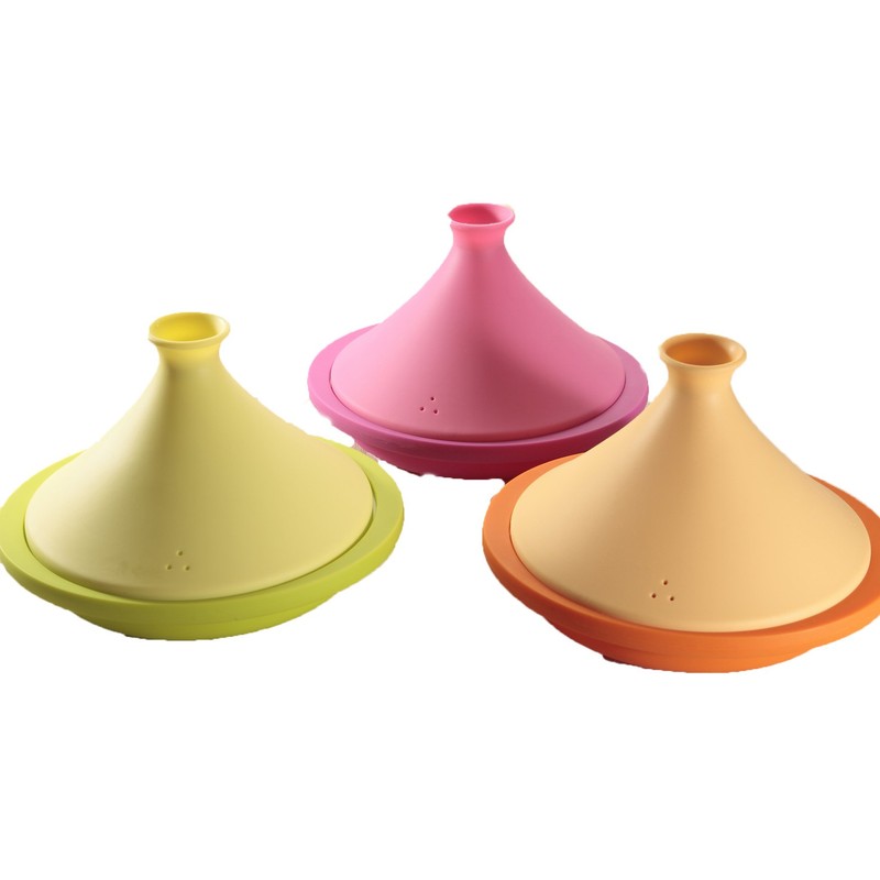 シリコン タジン鍋 20cm マゼンタピンク レシピ付