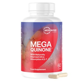 Microbiome Labs MegaQuinone – Vitamin K2 MK7 + VIT K1, Magnesium, Zinc