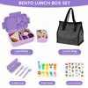 Bugucat Bento Lunch Box 1300ML with Bag - Leak-Proof with