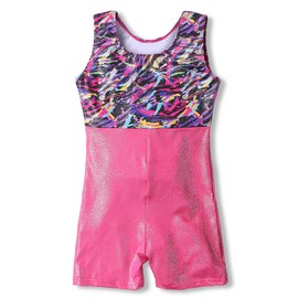 HOZIY Girls Gymnastic Leotards for Kids Dance Bodysuit for Kids Size 9-10 Years Old