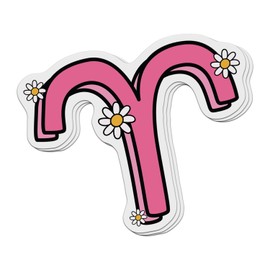 (Pack of 3) Aries Zodiac Astrology Signs Sticker