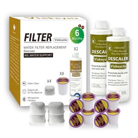 6-Month Keurig Maintenance Kit: Descalers, Filters & Cleaning Pods